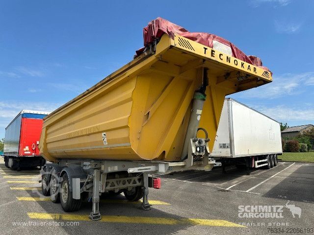 Tipper semitrailer Tecnokar Semitrailer Tipper Steel half pipe body