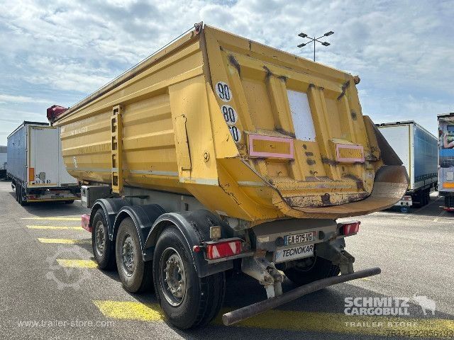 Tipper semitrailer Tecnokar Semitrailer Tipper Steel half pipe body