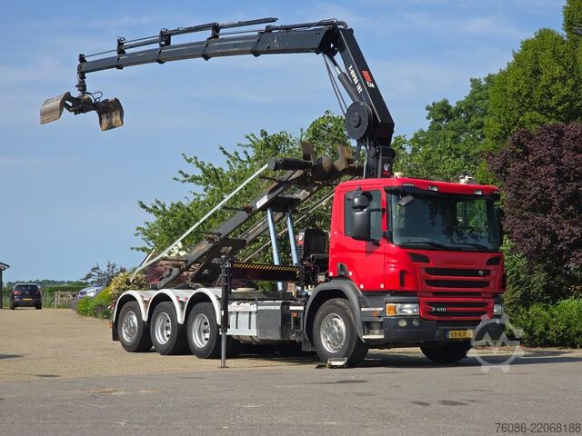 Cable system Scania P410 KRAAN/CONTAINER!! ZERO EMISSIES 2030!!TOP