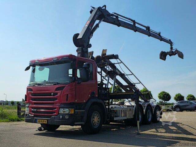 Cable system Scania P410 KRAAN/CONTAINER!! ZERO EMISSIES 2030!!TOP