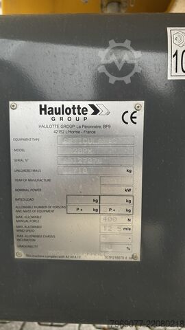 Telescopic work platform Haulotte HA20PX
