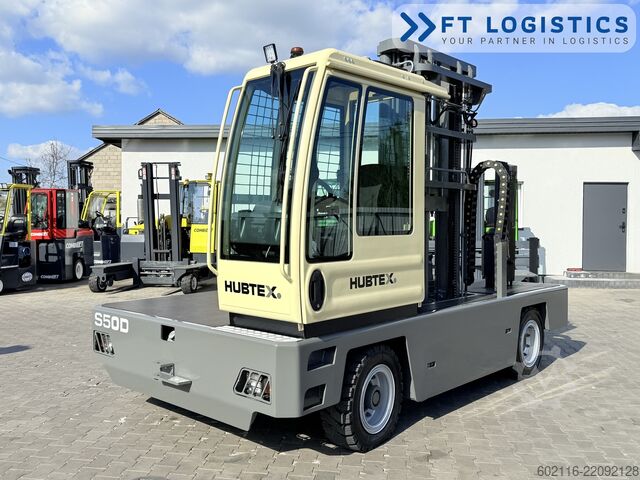 Side loader forklift Hubtex S50D TRIPLEX 6300 FREE-LIFT PLATFORM1600