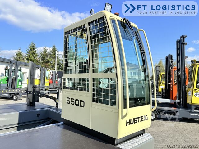 Side loader forklift Hubtex S50D TRIPLEX 6300 FREE-LIFT PLATFORM1600
