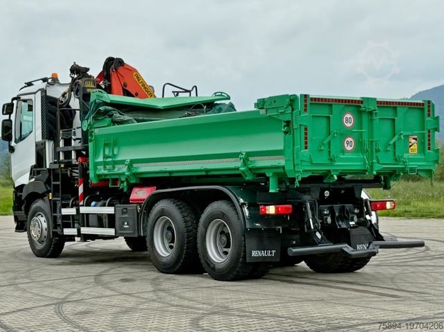 Autokran RENAULT C 430 *KIPPER 5,10 m + PK 16001 - K B* 6x4