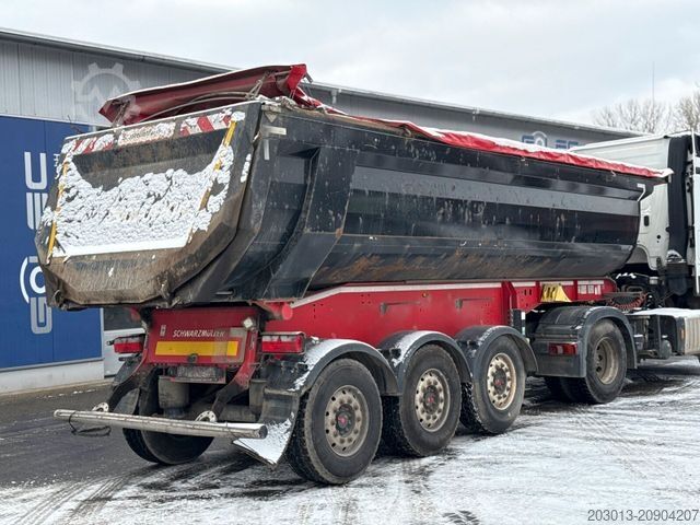 Tipper semitrailer SCHWARZMÜLLER SK K10VLN3 Kippauflieger 3 ACHS