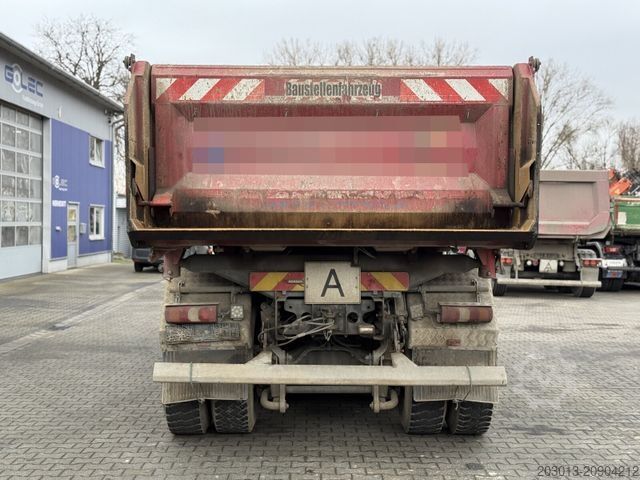 Three-sided tipper truck MERCEDES-BENZ Arocs 3243 8x4 Kipper Schwarzmuller Bordmatik