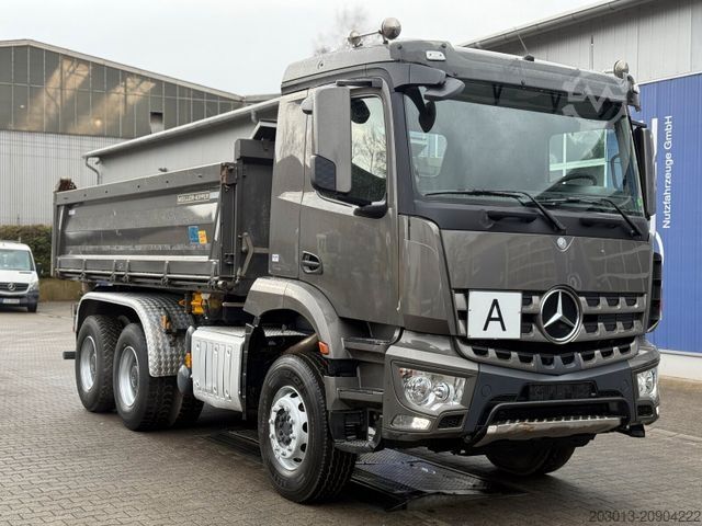 Three-sided tipper truck MERCEDES-BENZ Arocs 2646 6x4 Kipper MEILLER Bordmatik