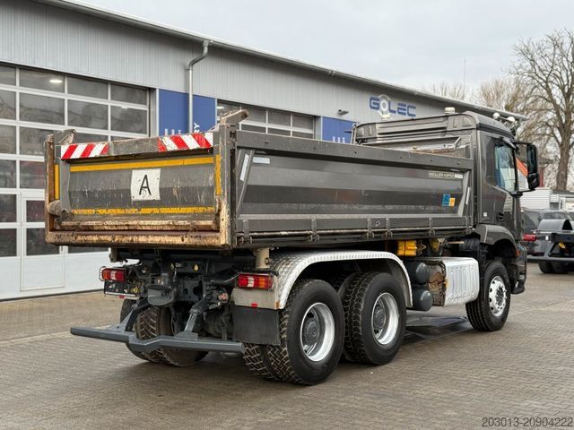Three-sided tipper truck MERCEDES-BENZ Arocs 2646 6x4 Kipper MEILLER Bordmatik
