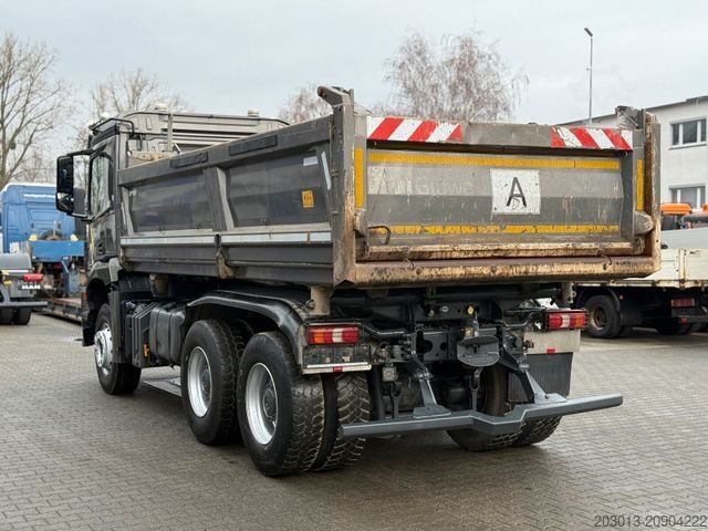 Three-sided tipper truck MERCEDES-BENZ Arocs 2646 6x4 Kipper MEILLER Bordmatik
