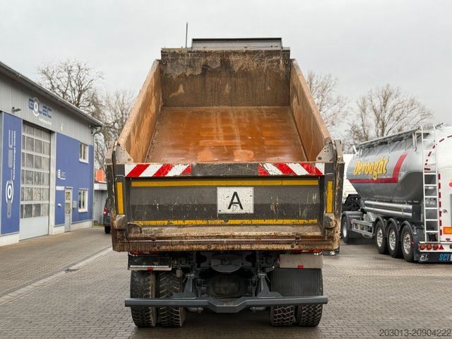 Three-sided tipper truck MERCEDES-BENZ Arocs 2646 6x4 Kipper MEILLER Bordmatik