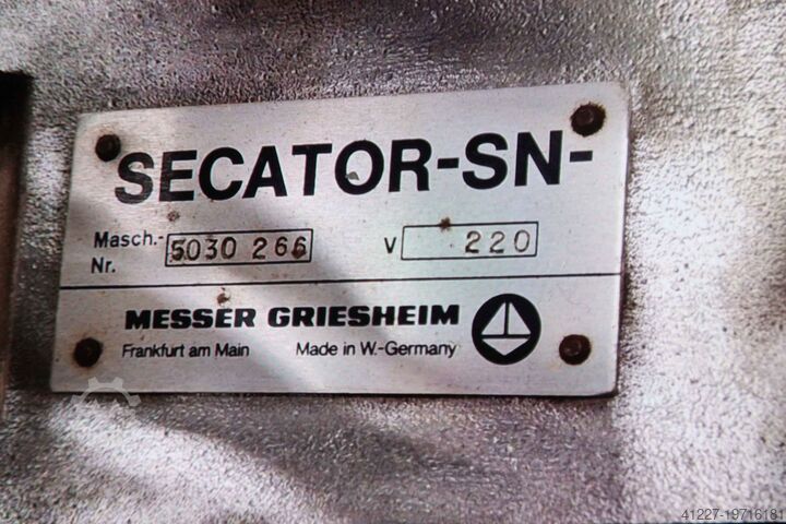 Flame cutting machine Messer Griesheim SECATOR-SN-