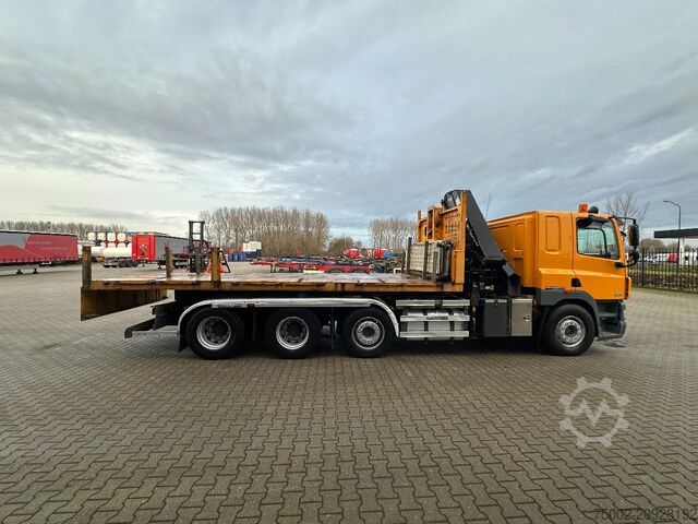 Hook arm system DAF CF 85.410 8x2 / HMF 3000 K6 crane (30T/m 6x ext...