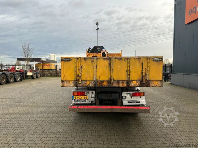 Hook arm system DAF CF 85.410 8x2 / HMF 3000 K6 crane (30T/m 6x ext...