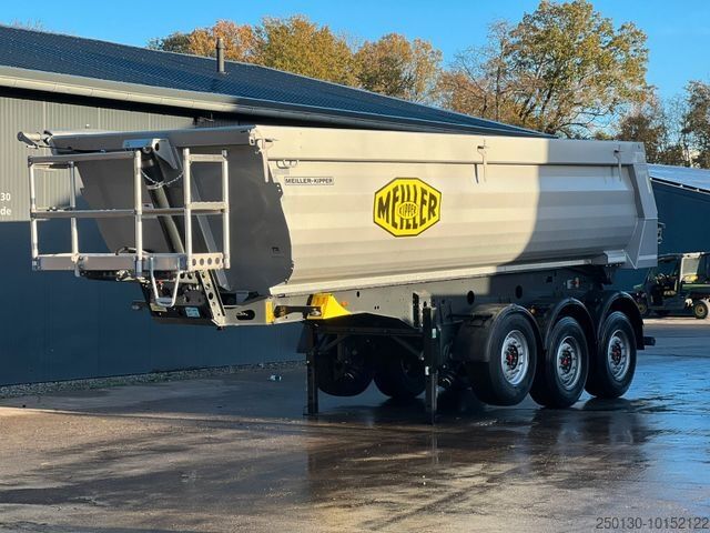 Tipper semitrailer MEILLER MHPS 12/27 Stahlkippmulde m. Liftachse *NEU*