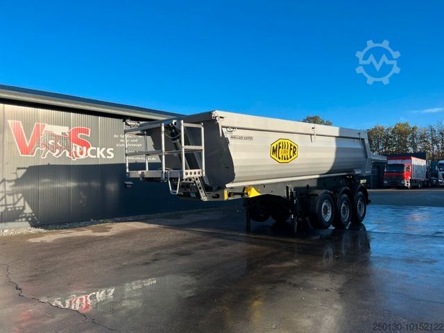 Tipper semitrailer MEILLER MHPS 12/27 Stahlkippmulde m. Liftachse *NEU*