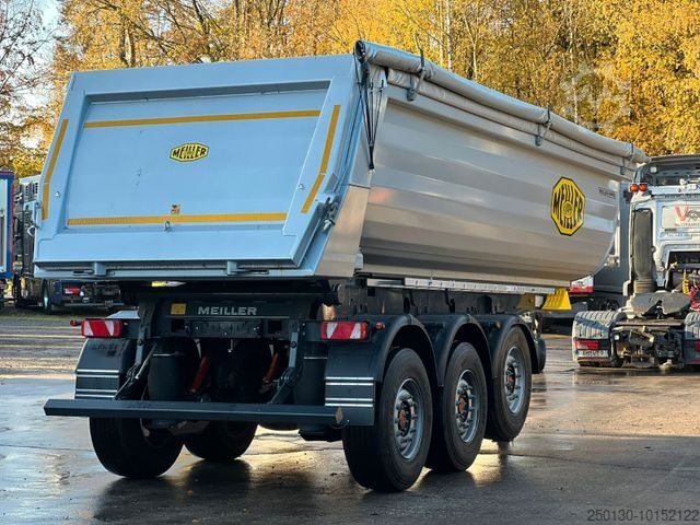 Tipper semitrailer MEILLER MHPS 12/27 Stahlkippmulde m. Liftachse *NEU*
