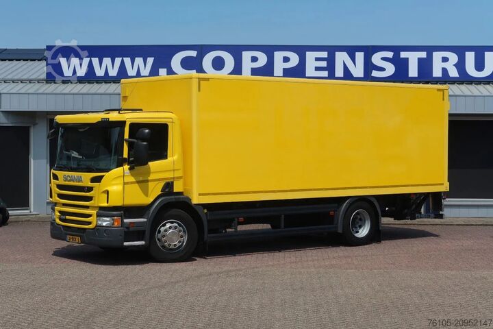 Box body Scania P250 4x2 Bakwagen+Klep E6 Dhollandia 1500 kg