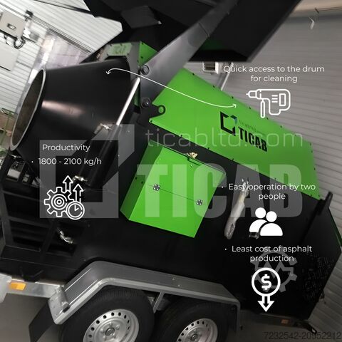 Recycler TICAB Asphalt recycler RA-800