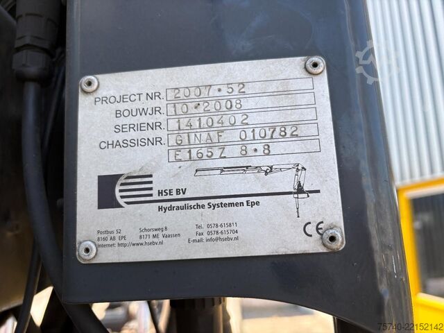 Cable system Ginaf X 3335 S + PALFINGER  E 165 Z + 6X6 + MANUAL + ...