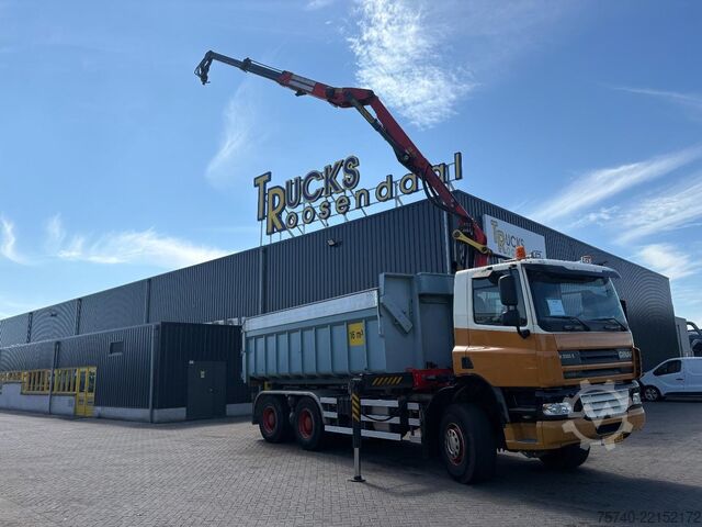 Crane Ginaf X 3335 S + PALFINGER  E 165 Z + 6X6 + MANUAL + ...