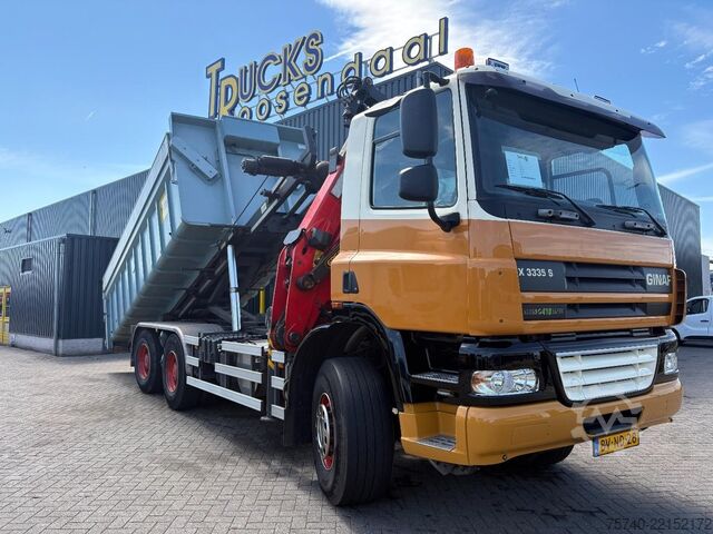 Crane Ginaf X 3335 S + PALFINGER  E 165 Z + 6X6 + MANUAL + ...