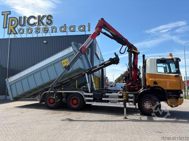 Crane Ginaf X 3335 S + PALFINGER  E 165 Z + 6X6 + MANUAL + ...