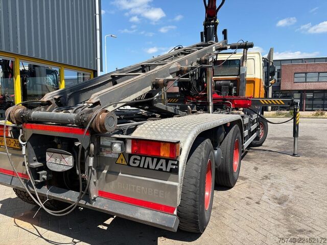 Crane Ginaf X 3335 S + PALFINGER  E 165 Z + 6X6 + MANUAL + ...