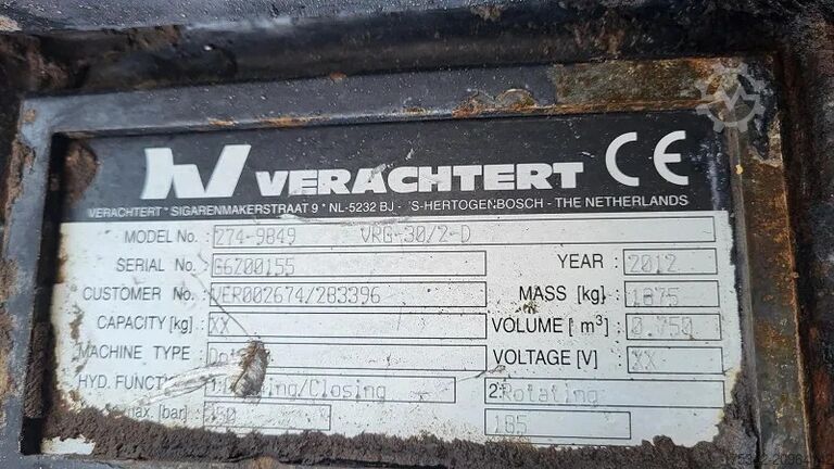 Sorting gripper Verachtert VRG 30/2D – CW40