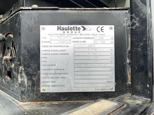 Telescopic Forklift Haulotte HTL3617