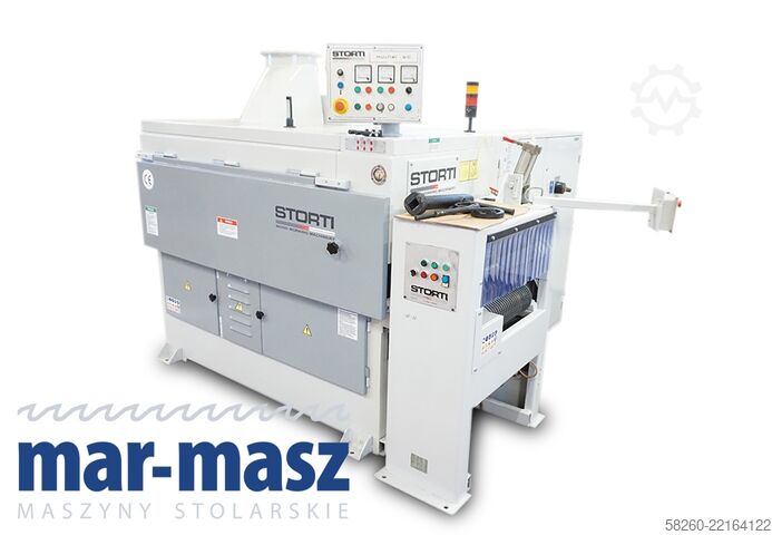 Two-shaft caterpillar multi-saw STORTI MULTIBI 18/C2X55KW 400 180 