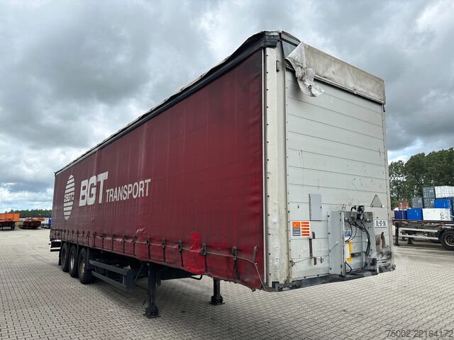 Schiebeplanen System Trailer BPW DISC / HARDWOODEN FLOOR / NL-TRAILER / APK:...