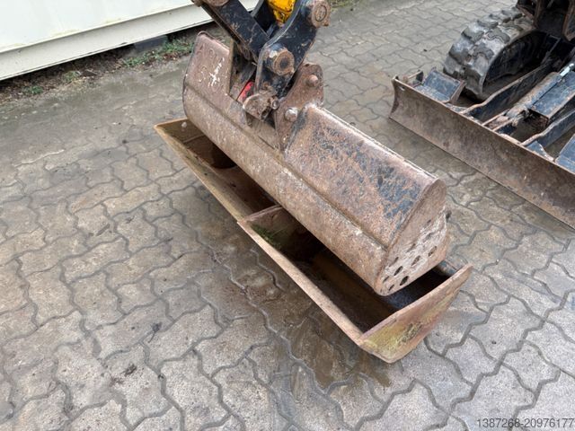 Mini excavator JCB 16C-1 /2021 BJ/829 H/verbr. Laufwerk/3xLöffel