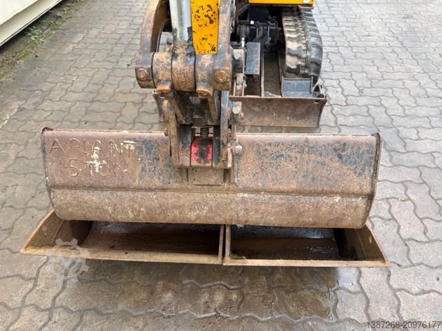 Mini excavator JCB 16C-1 /2021 BJ/829 H/verbr. Laufwerk/3xLöffel