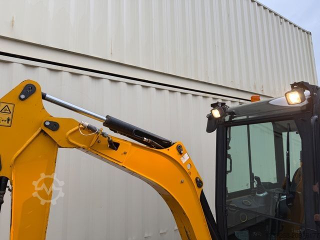 Mini excavator JCB 16C-1 /2021 BJ/829 H/verbr. Laufwerk/3xLöffel
