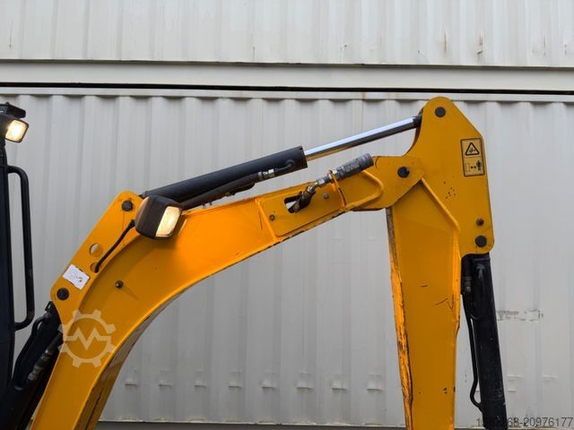 Mini excavator JCB 16C-1 /2021 BJ/829 H/verbr. Laufwerk/3xLöffel