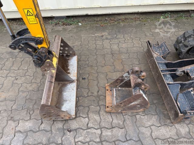 Mini excavator JCB 16C-1 /2022 BJ/ 991 H / verbr. Laufwerk/2xLöffel