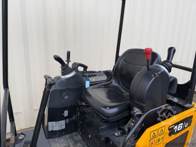 Mini excavator JCB 16C-1 /2022 BJ/ 779 H / verbr. Laufwerk/2xLöffel