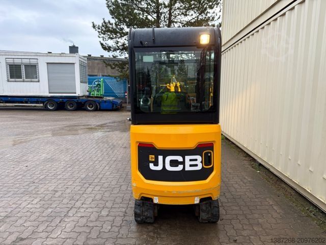 Mini excavator JCB 16C-1 /2021 BJ/848 H/verbr. Laufwerk/3xLöffel