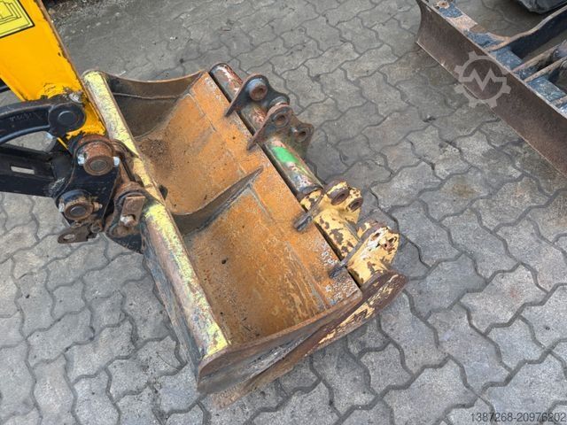 Mini excavator JCB 16C-1 /2021 BJ/848 H/verbr. Laufwerk/3xLöffel