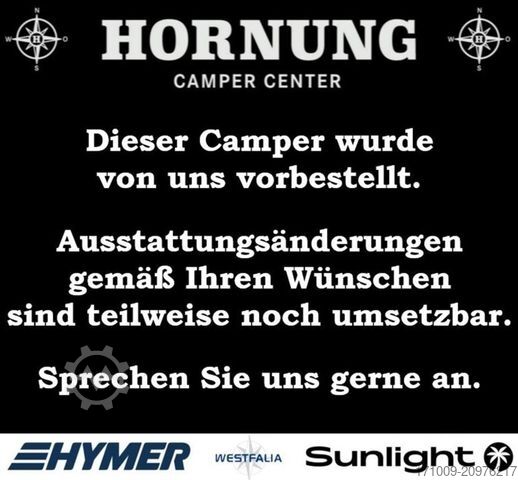 Campervan WESTFALIA Columbus 600 D Zusatzbett SONDERMOD. STURMBLAU