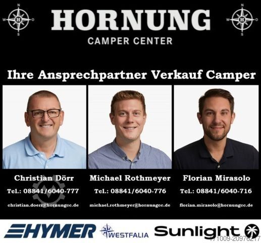 Campervan WESTFALIA Columbus 600 D Zusatzbett SONDERMOD. STURMBLAU