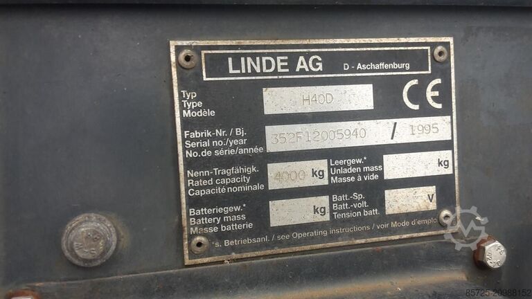Forklift Linde heftruck