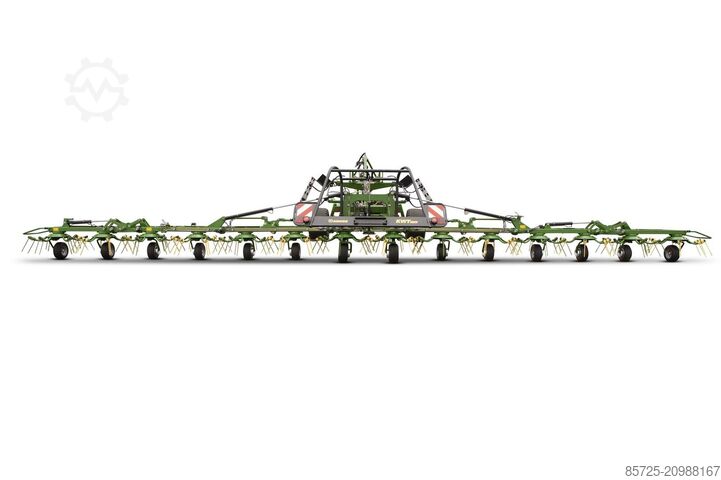 Tedder Krone getrokken schudders KWT met wielstel