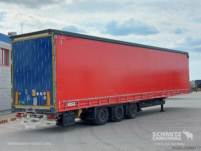 Auflieger mit Pritsche & Plane Schmitz Cargobull Curtainsider Mega