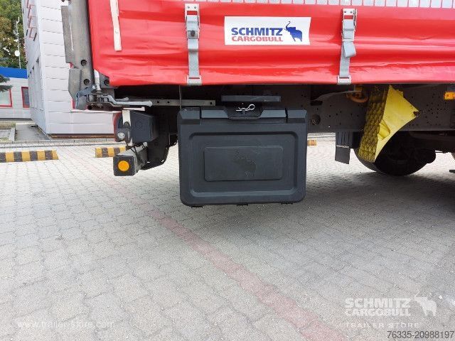 Open semitrailer with tarp Schmitz Cargobull Curtainsider Mega