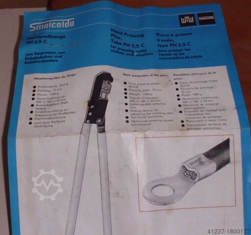 Presszange mechanisch WMW PH 2,5C