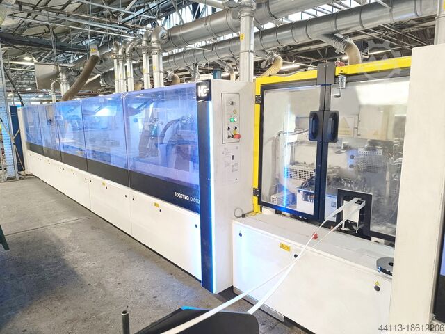 LINE OF DOUBLE SIDE SIZING/EDGE BANDING HOMAG KFL 526 EDGETEC D 610 + TBL100 + TDL310