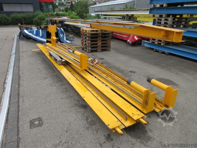 Kranhimmel Kran Brückenkran Kranbahn Demag Solomat Portalkran Stahlbau Gleise Donati Kettenzug 2t 2000Kg Länge 26x13m
