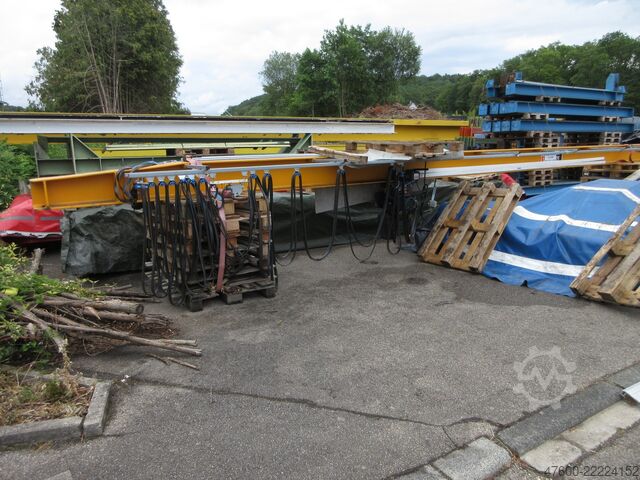Kranhimmel Kran Brückenkran Kranbahn Demag Solomat Portalkran Stahlbau Gleise Donati Kettenzug 2t 2000Kg Länge 26x13m