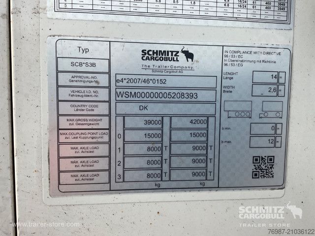 Reefer semitrailer Schmitz Cargobull Tiefkühler Standard Doppelstock